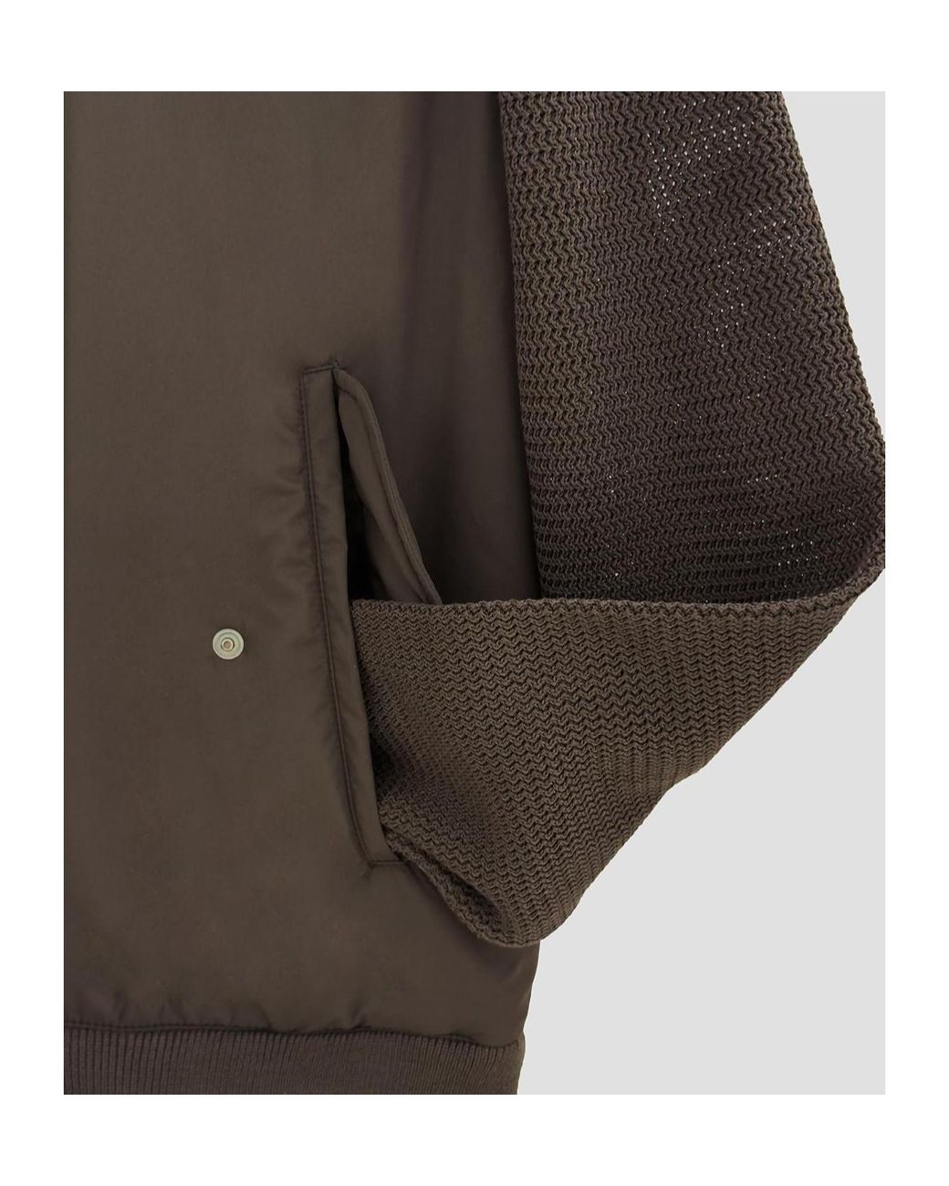 Herno Gray Panelled Jacket for men