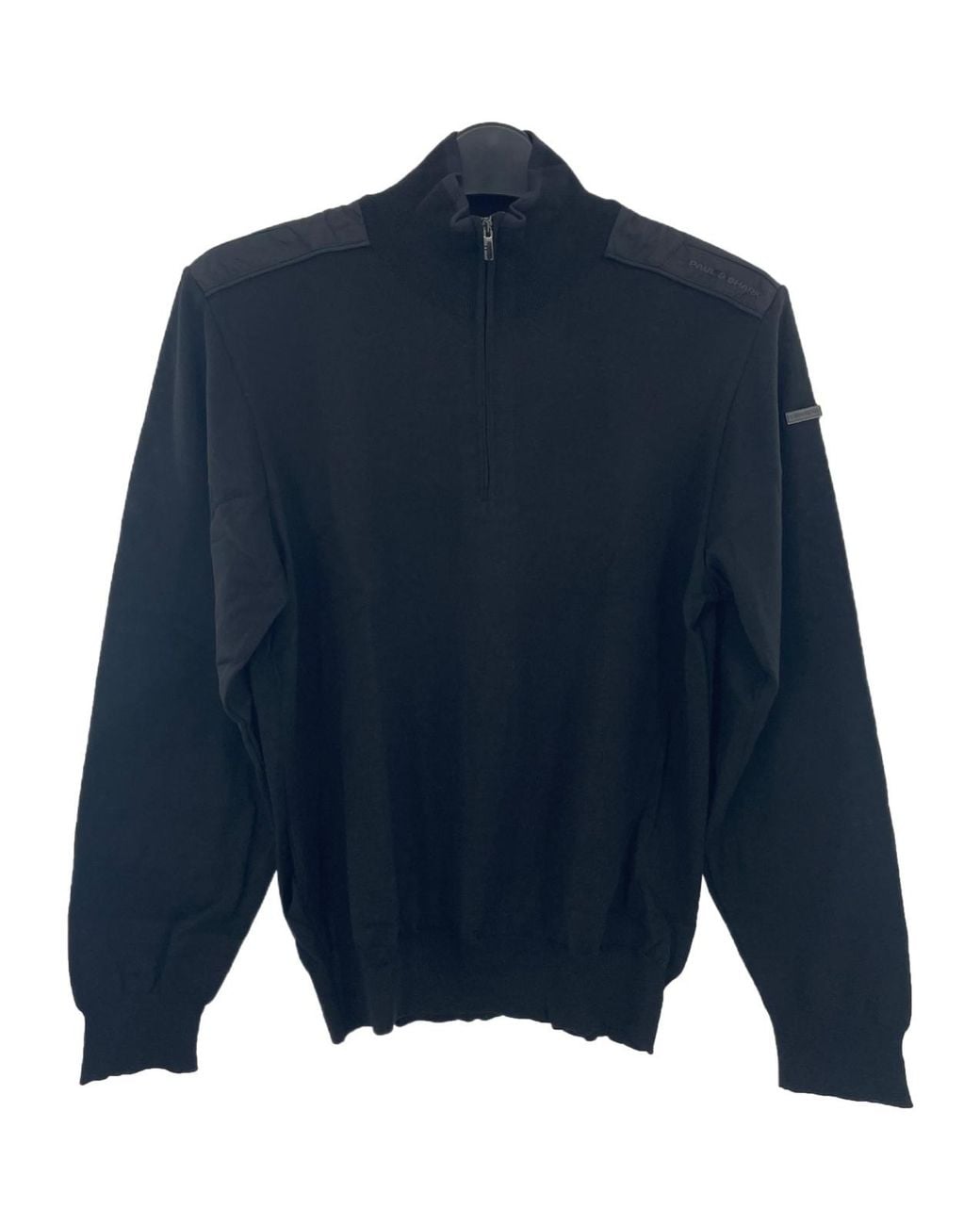 Paul & Shark Blue Zippered Long-Sleeved Sweater for men