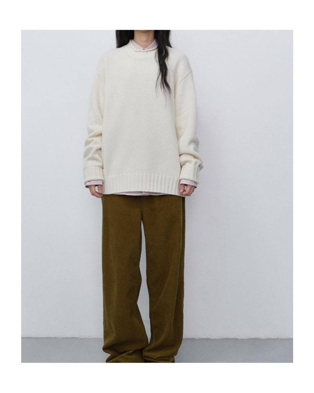 DUNST Green Casual Trousers With Belt Loops