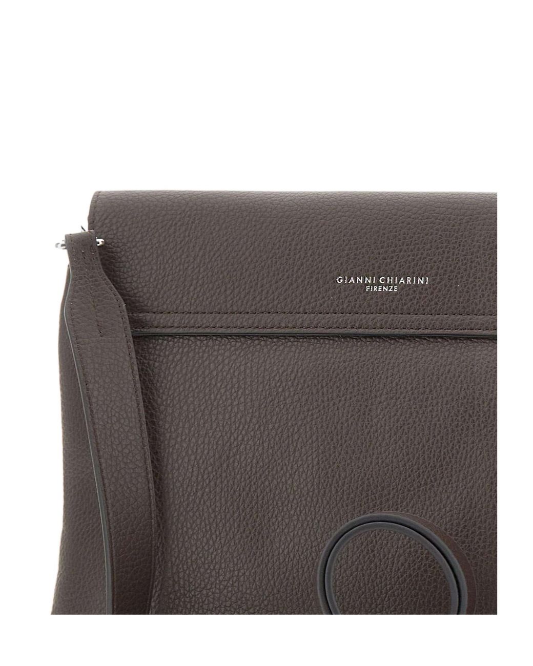Gianni Chiarini Brown Three Flap Shoulder Bag