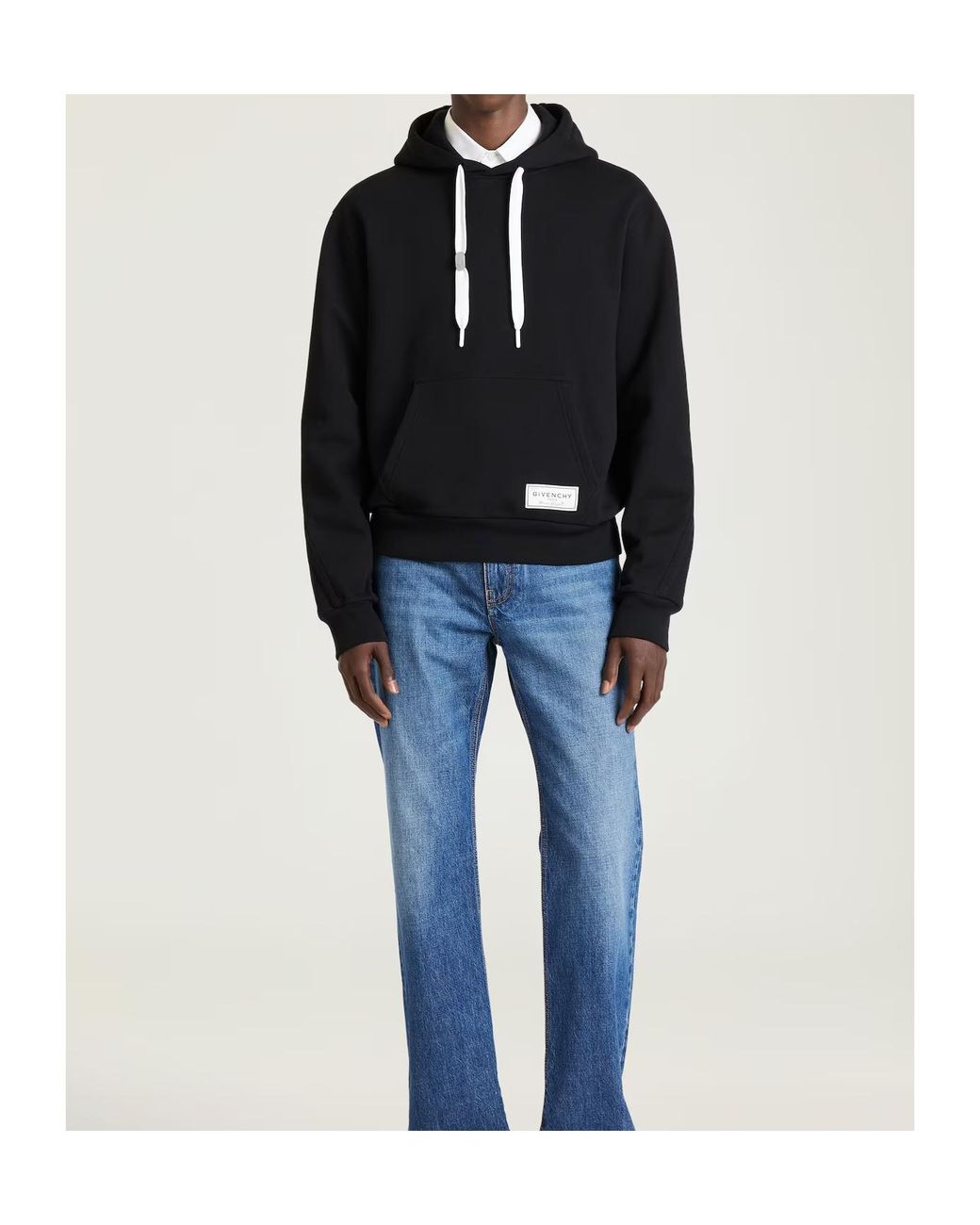 Givenchy Blue Couture Seam Hoodie for men