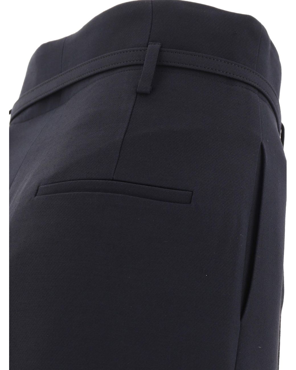 Dior Black Wool Casual Pants