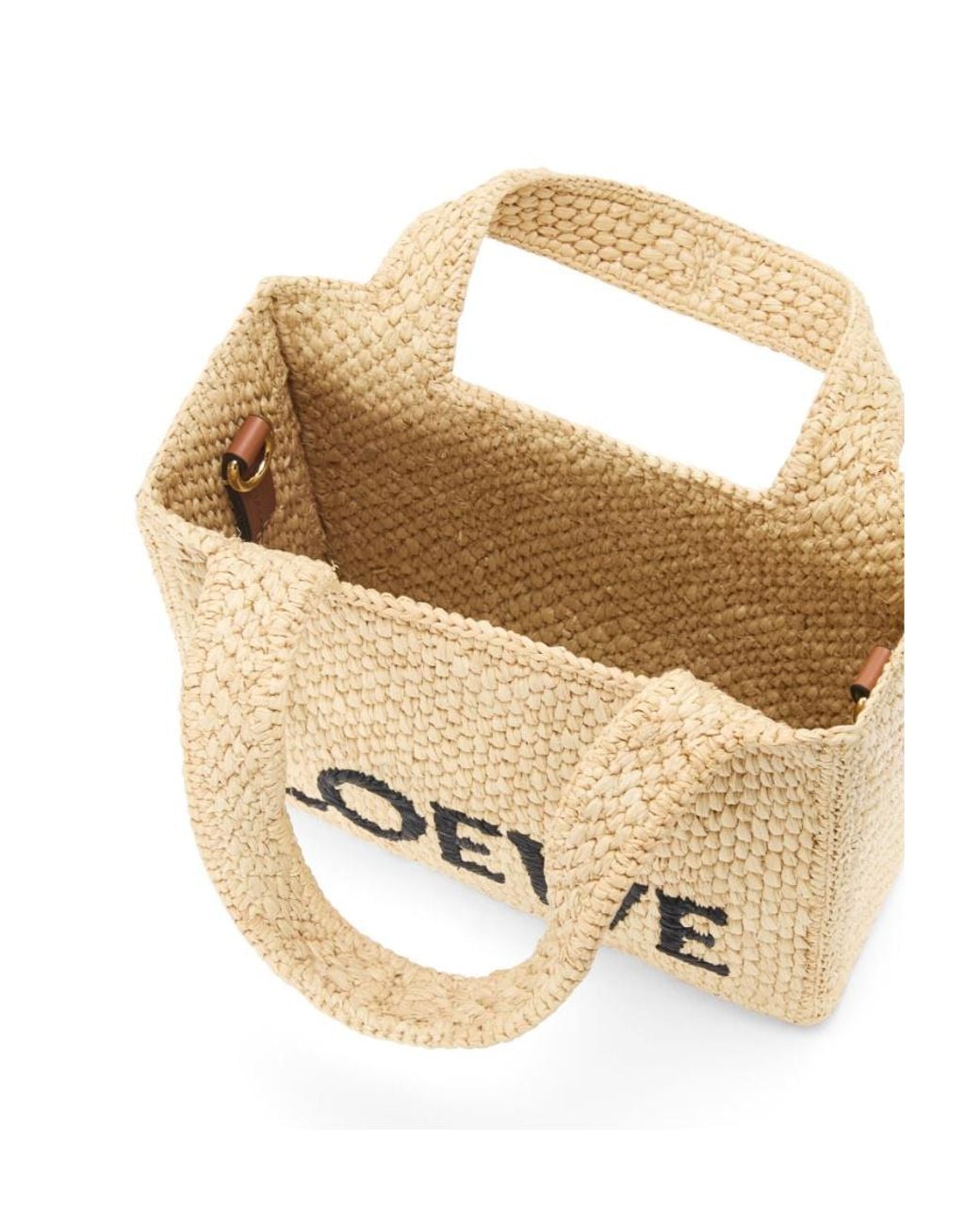 Loewe Natural Font Mini Top Handle Bag