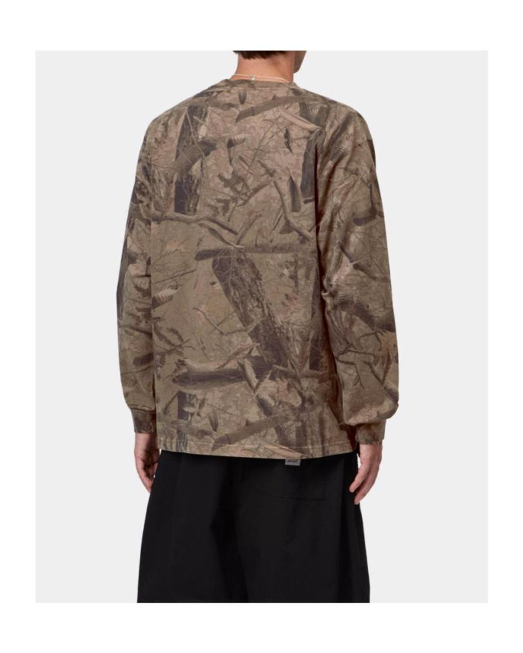 Carhartt Brown Feather Long Sleeve T-Shirt for men