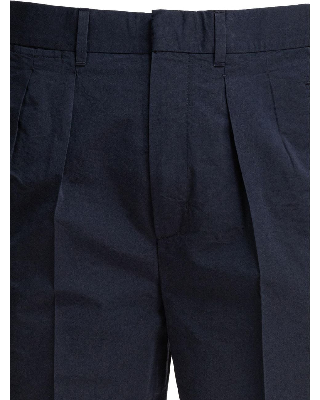 Tom Ford Blue トムフォード プリーツポプリンパンツ for men