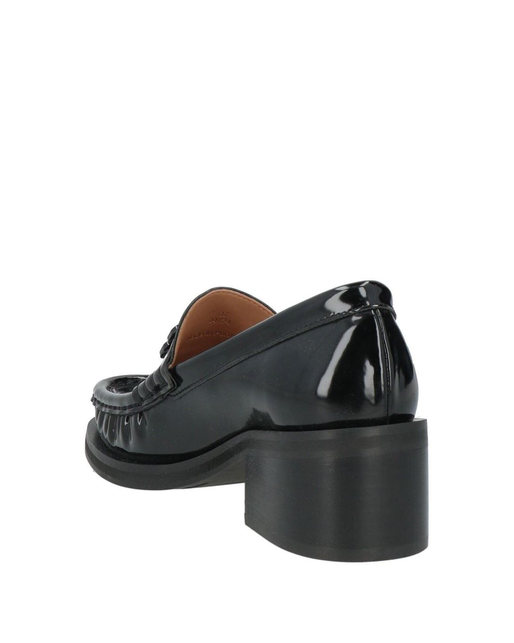 Ganni Black Comfortable Anti-Slip Minimalist Loafers
