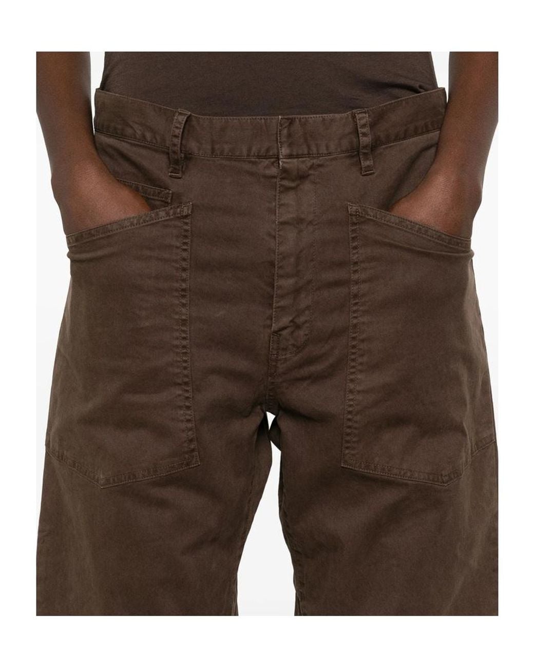 Nili Lotan Brown Casual Pants With Belt Loops