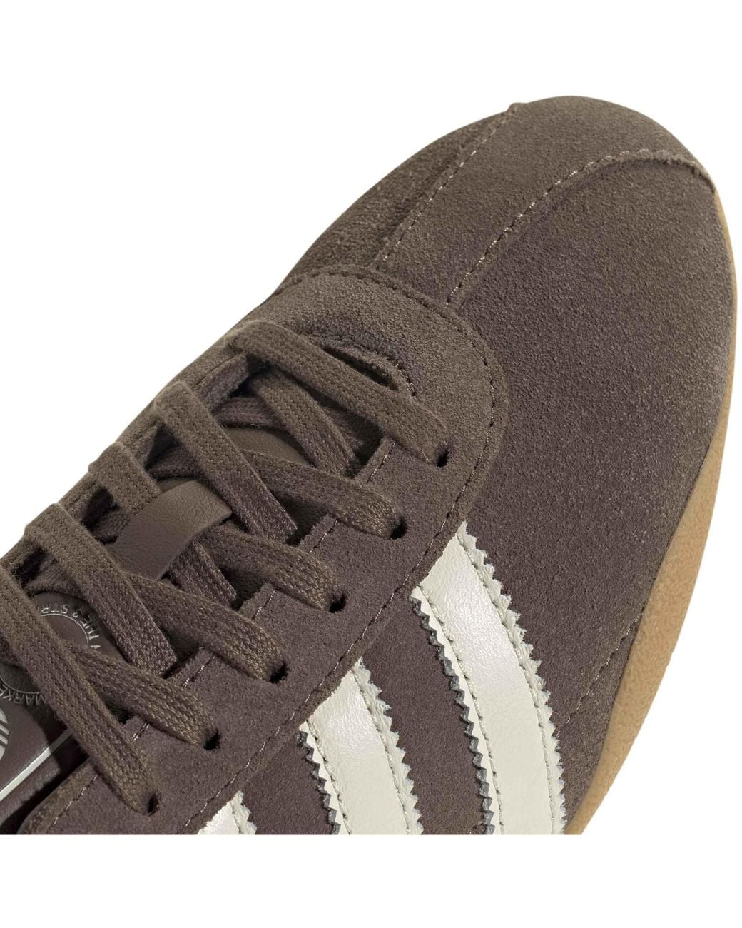 Adidas Originals Brown Suede Low-Top Sneaker