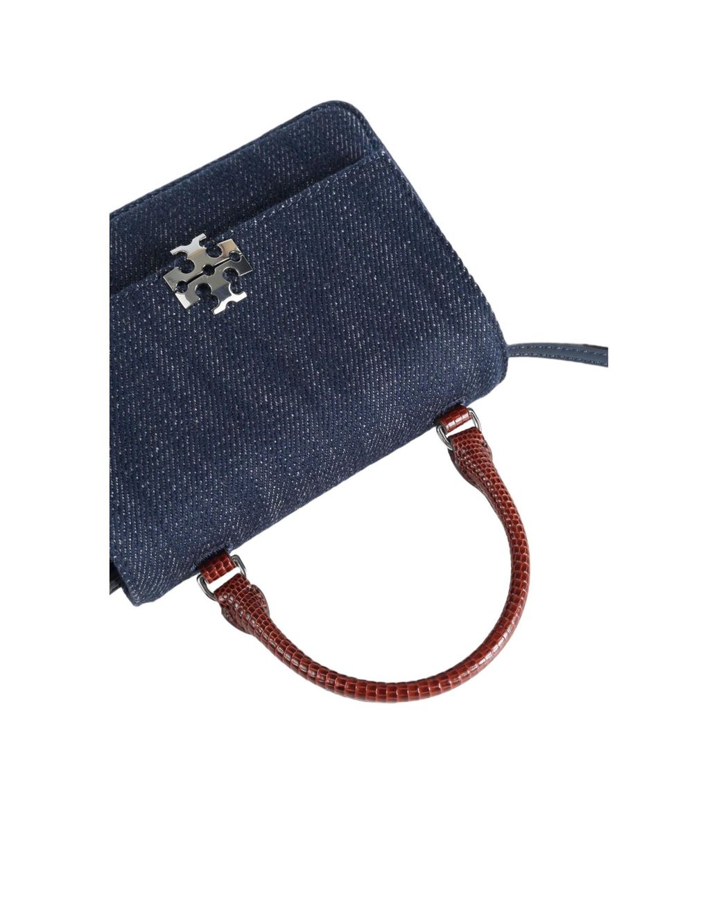 Tory Burch Blue Flap Shoulder Bag