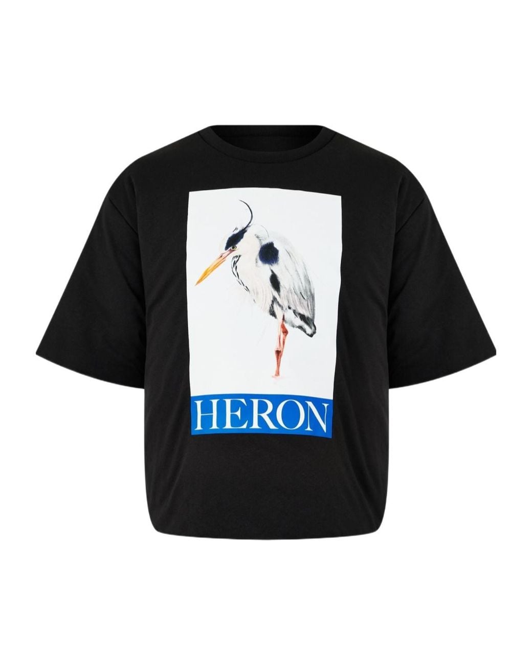 Heron Preston Black Logo T-Shirt for men