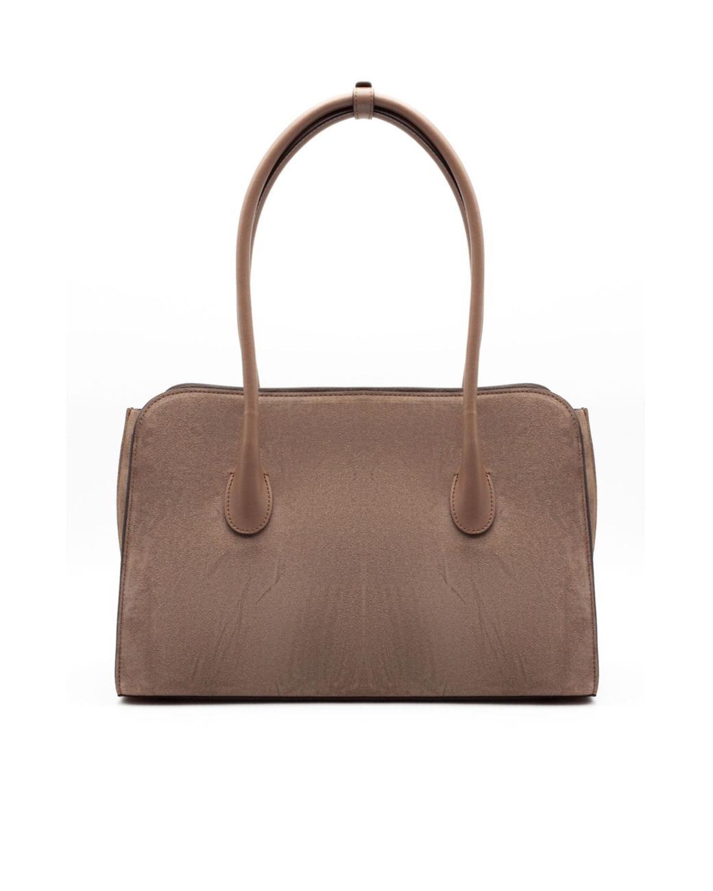 Roberto Festa Brown Zeta Structured Tote Bag