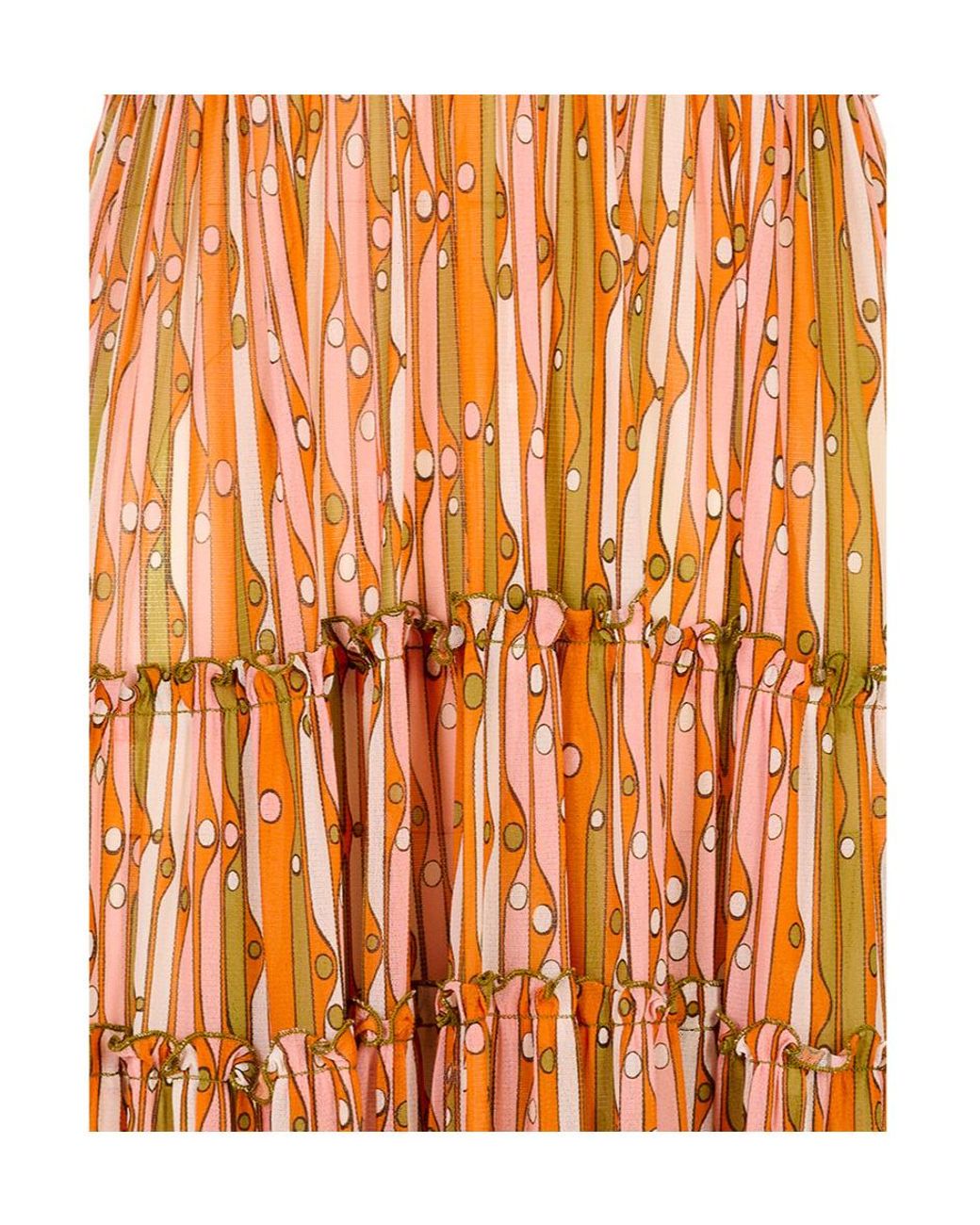 LaDoubleJ Multicolor Spaghetti-Strap Dress