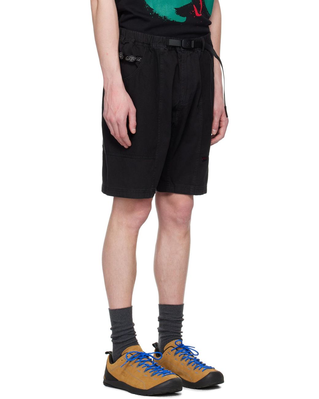 Gramicci Blue Utility Gadget Shorts for men