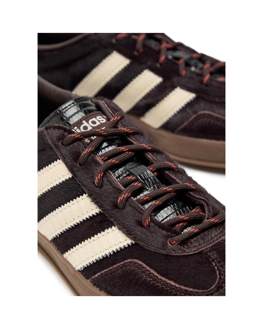 Adidas Originals Brown Gazelle Pony Low-Top Trainers