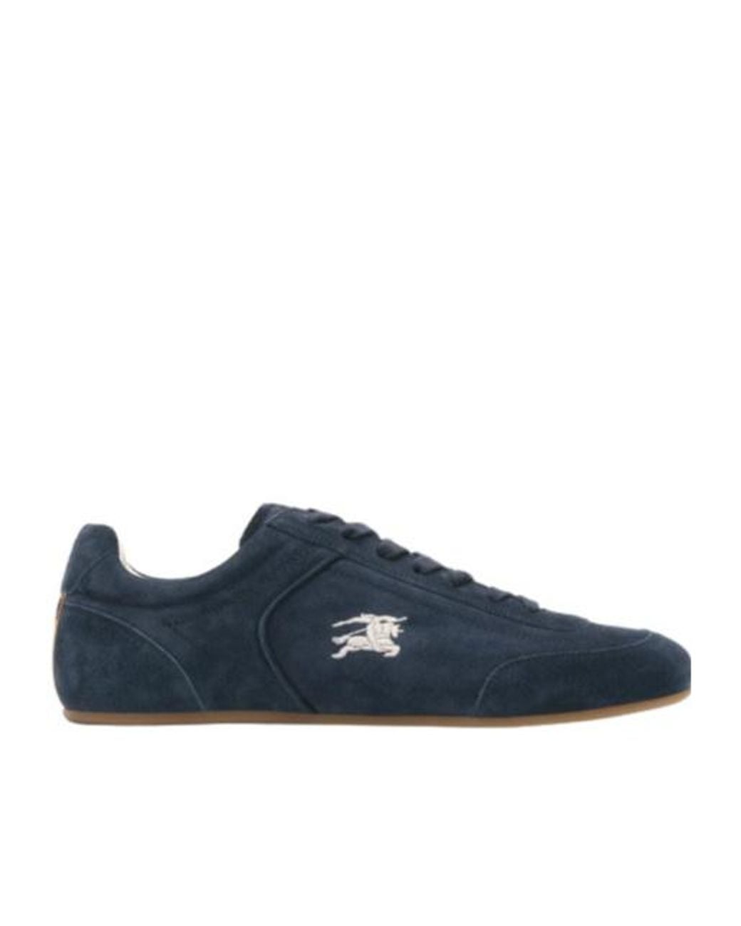 Burberry Blue Suede Knight Runner Sneakers for men