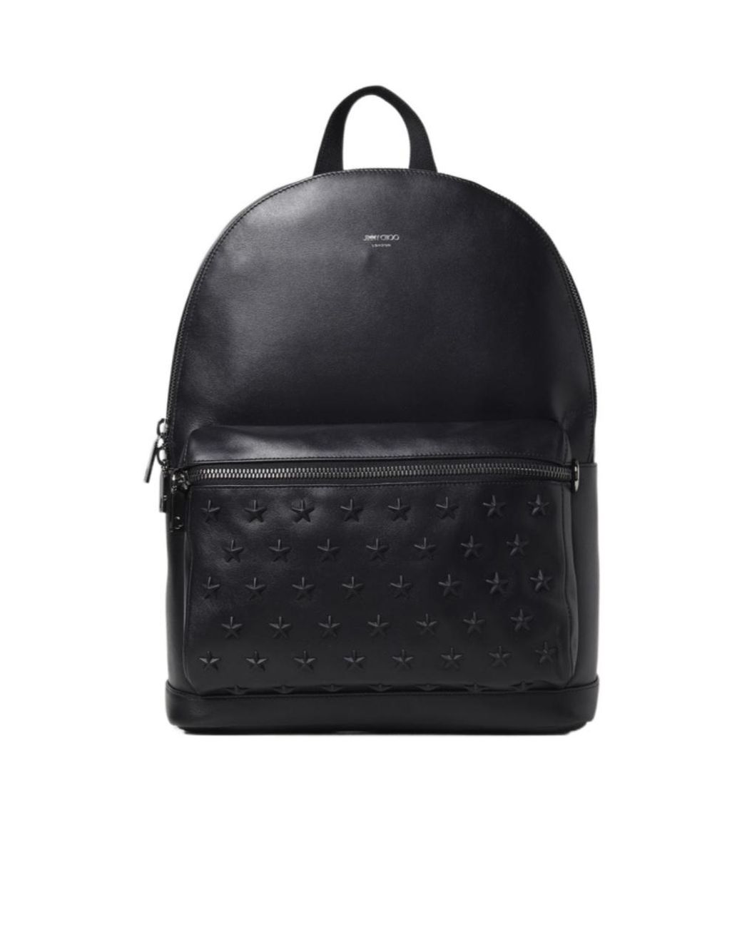 Jimmy Choo Black Zippered Backpack for men