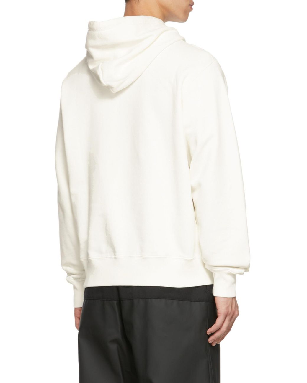 Ambush White Fleece Workshop Hoodie Tofu for men