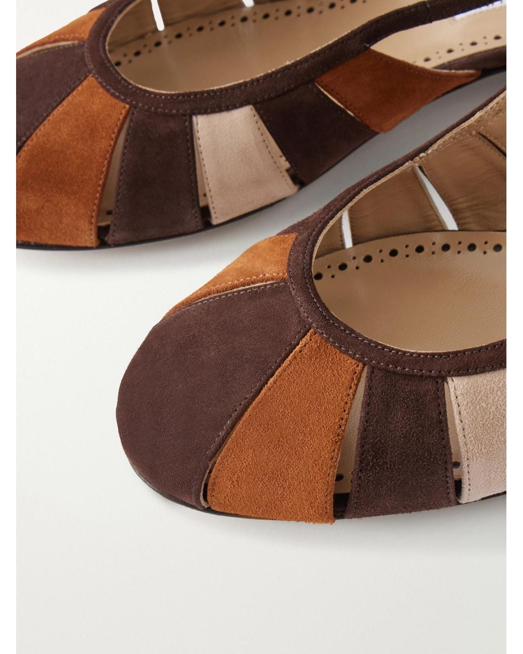 Manolo Blahnik Brown Thin-Strap High Heels