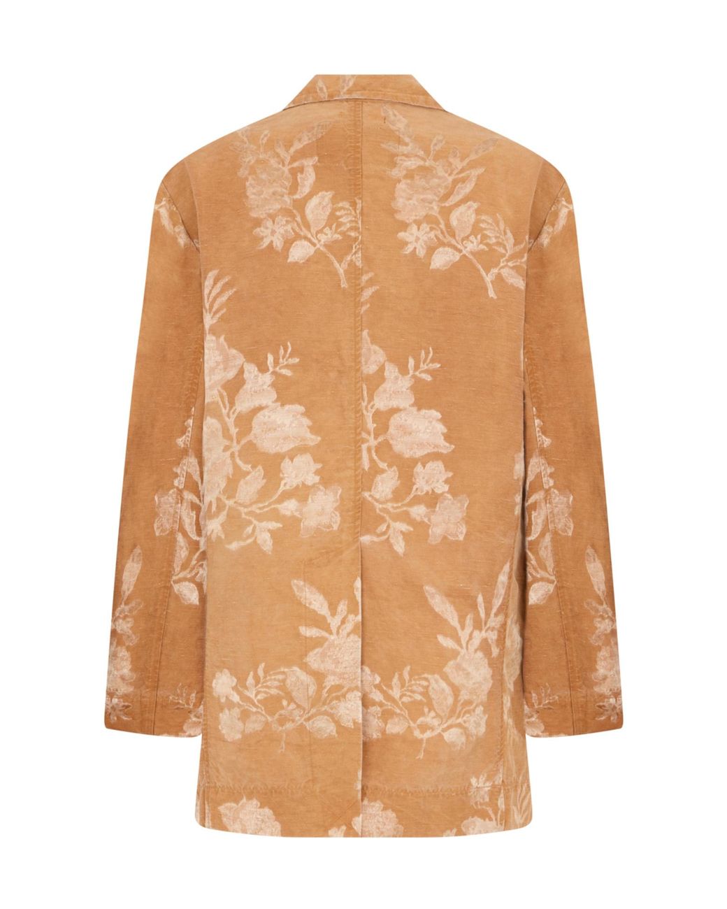 R13 Brown Floral Pattern Blazer