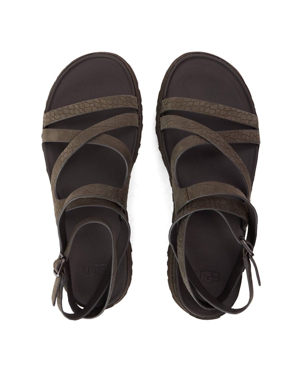 Ugg Multicolor Solid Color Flat Sandals
