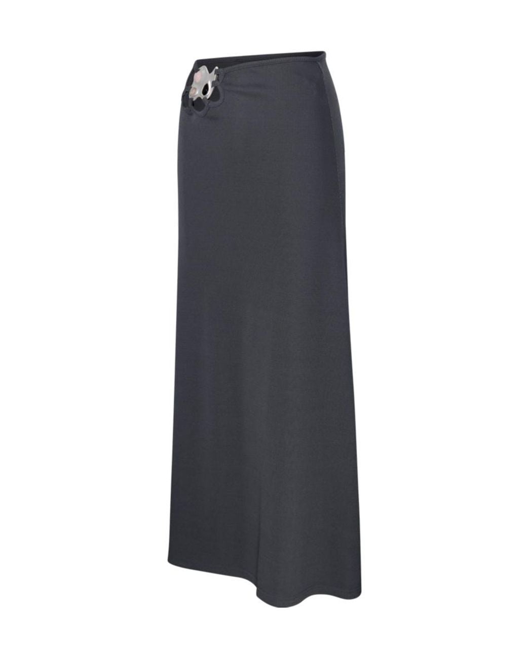 Christopher Esber Blue Trio Stone Elasticated Waistband Maxi Skirt