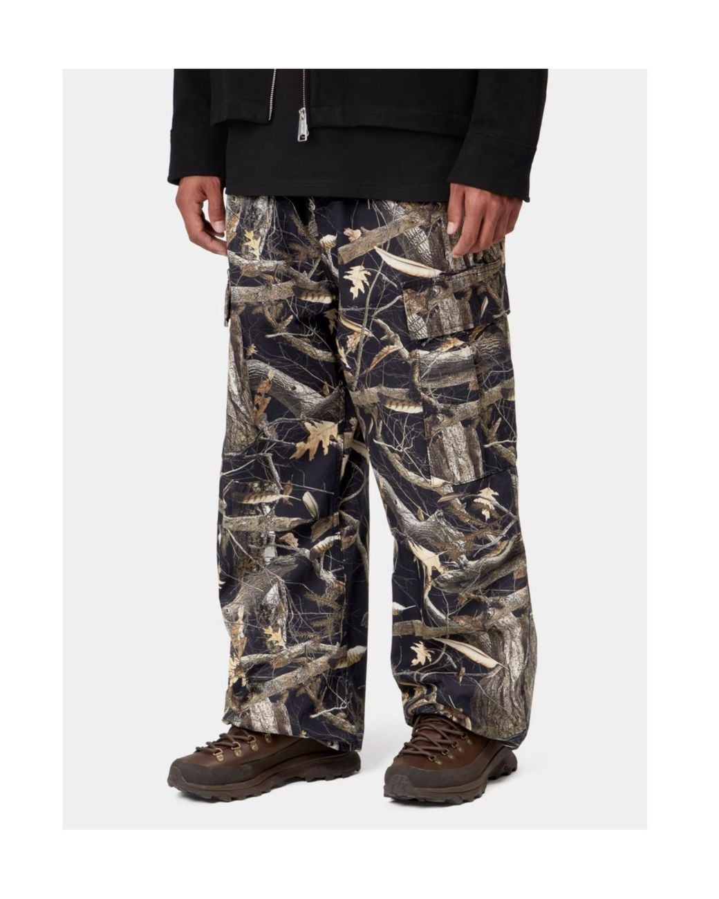 Carhartt Gray Relaxed Cargo Pants for men