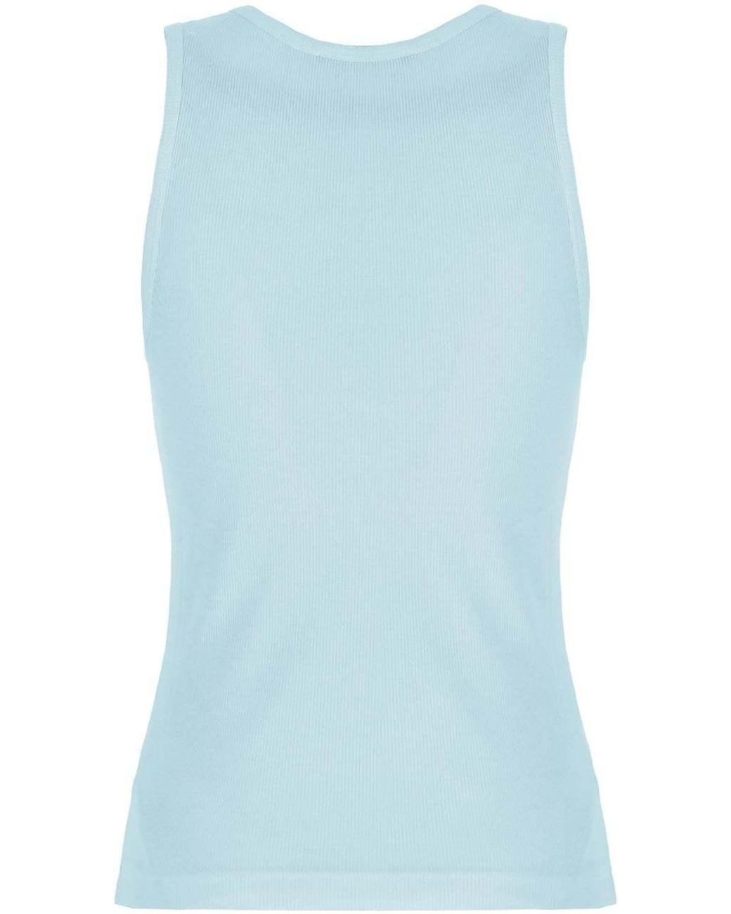 Dolce & Gabbana Blue Sleeveless Vest