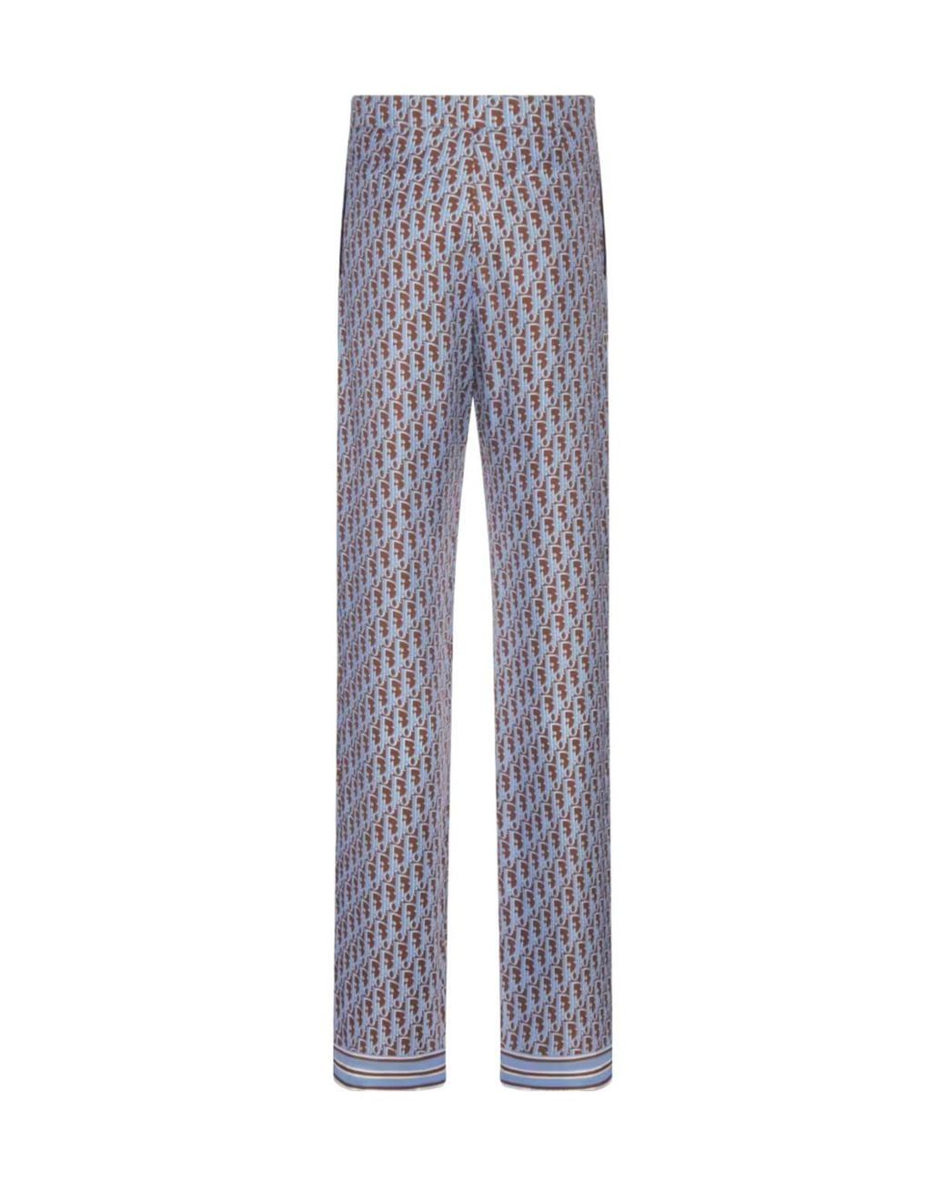 Dior Gray Oblique Pajama Pants for men