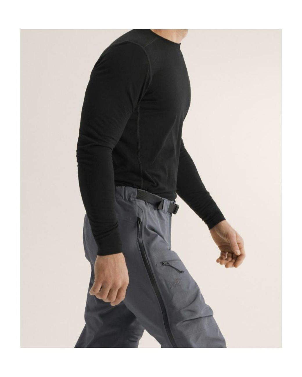 Arc'teryx Black Cold Wx Ls Shirt Ar for men