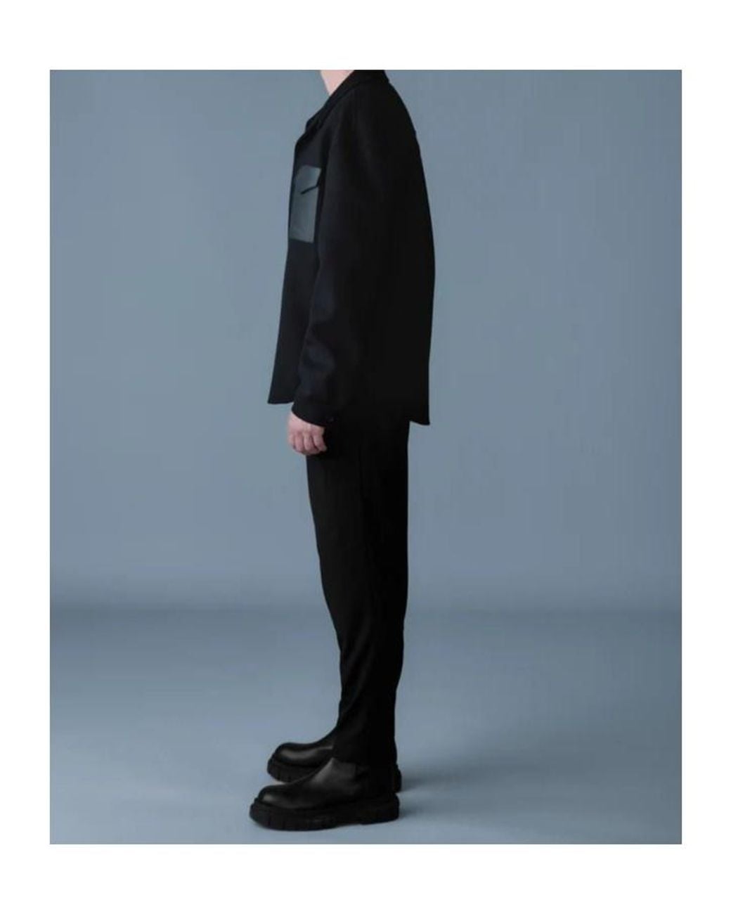 Mackage Blue Casual Button-Up Jacket for men