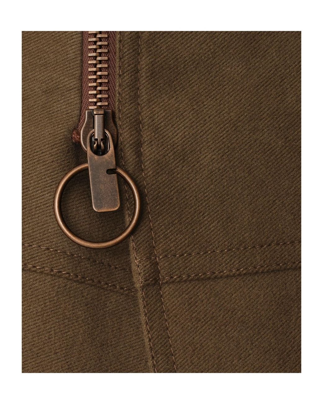 Burberry Brown A-Line High Waist Skirt