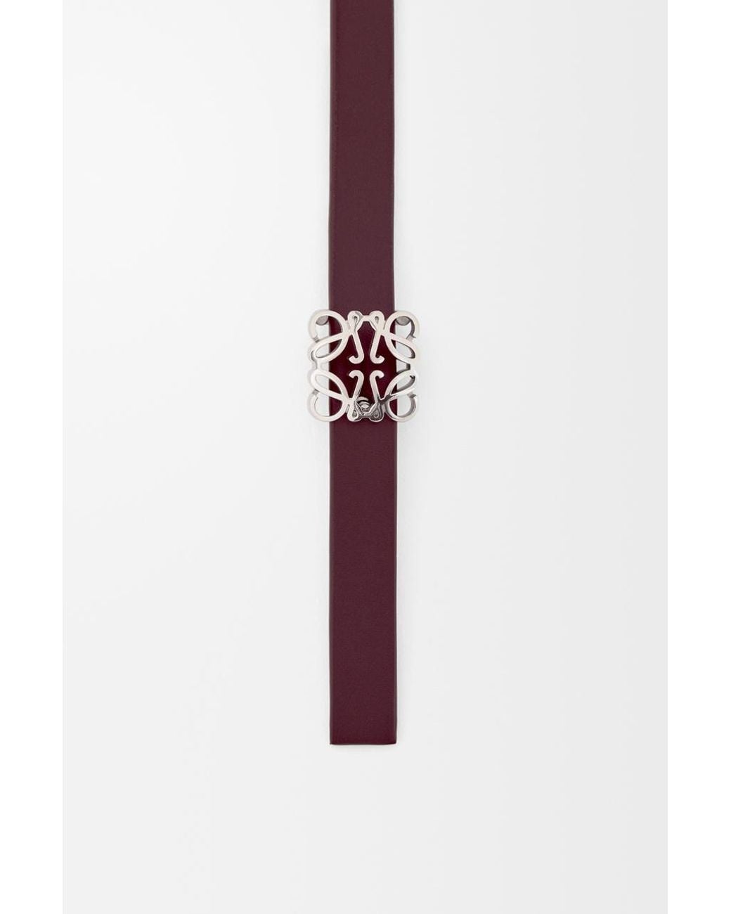 Loewe White Reversible Anagram Bombe Belt