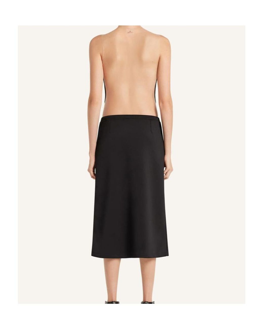 Courreges Black Courrèges Interlock Tracksuit Skirt