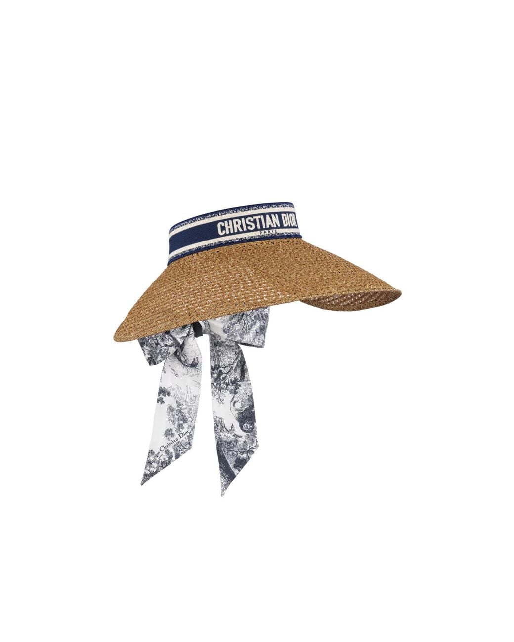 Dior Metallic Iviera D-Ocean Visor With Mitzah