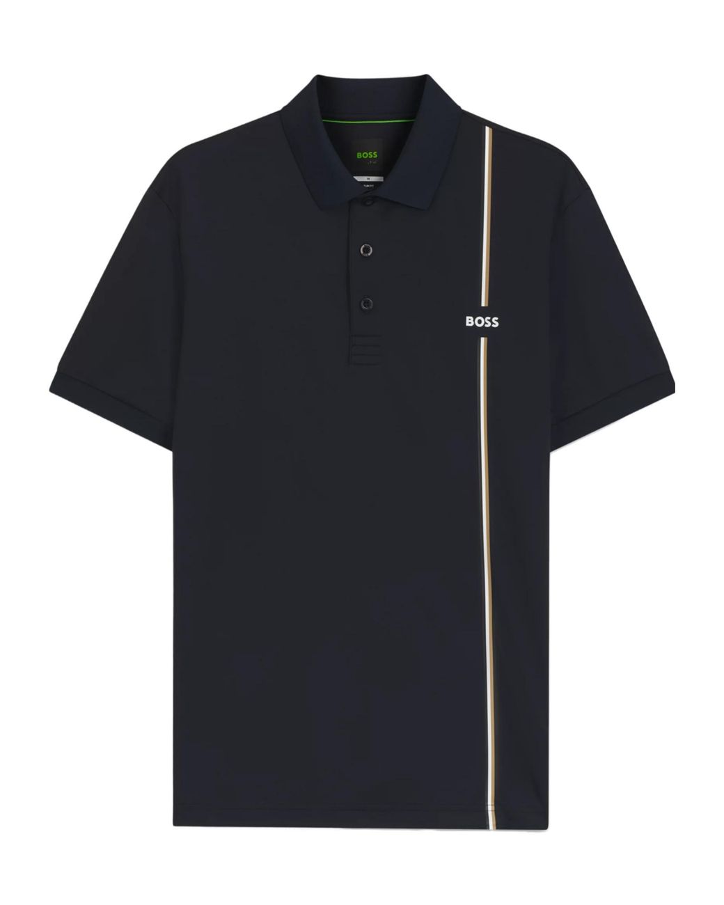 Boss Black Toc Game 3 Striped Short-Sleeve Polo Shirt for men