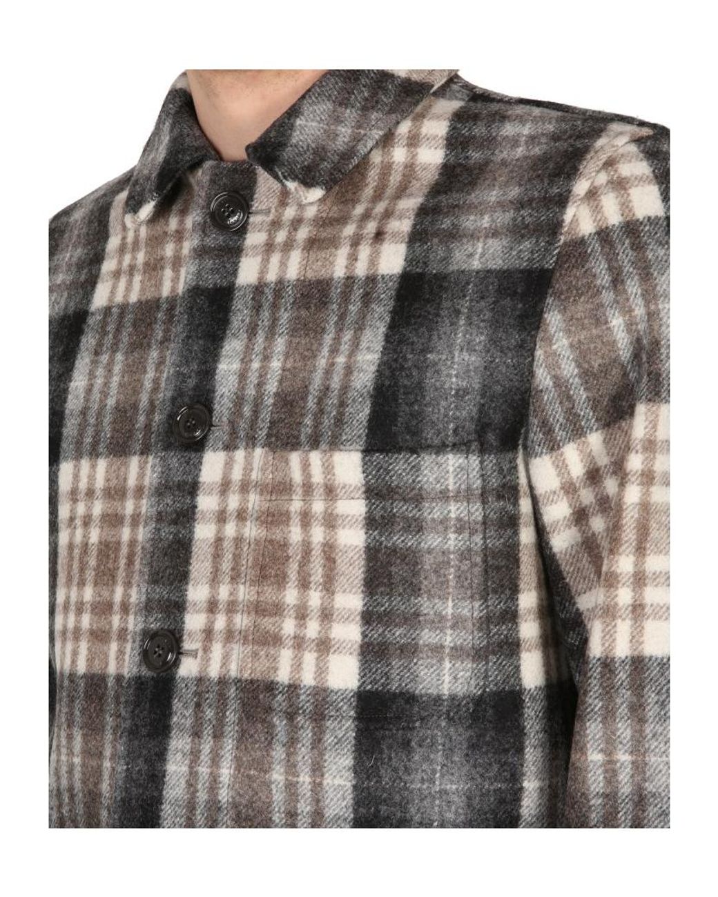 Aspesi Multicolor Tadao Buttoned Jacket for men