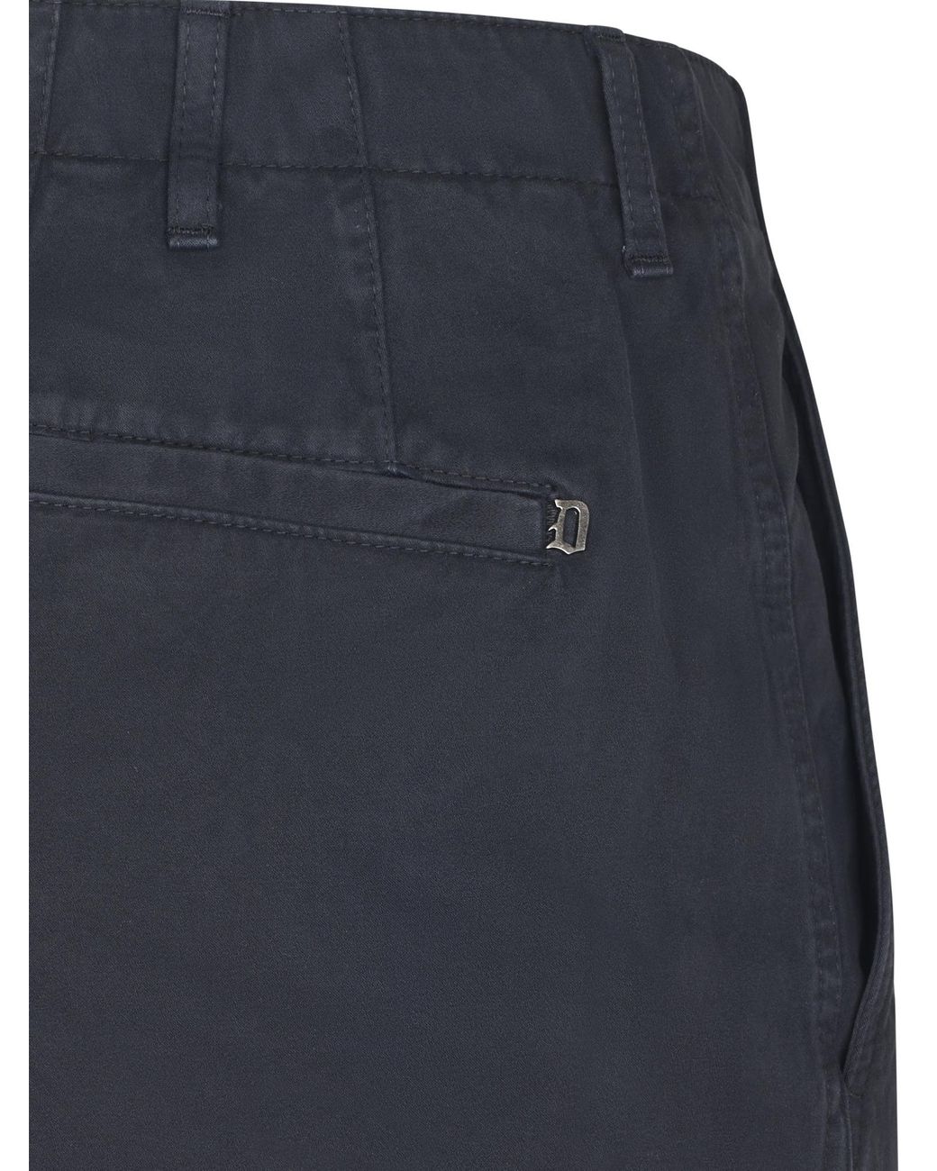 Dondup Blue Three-Pockets Trousers for men