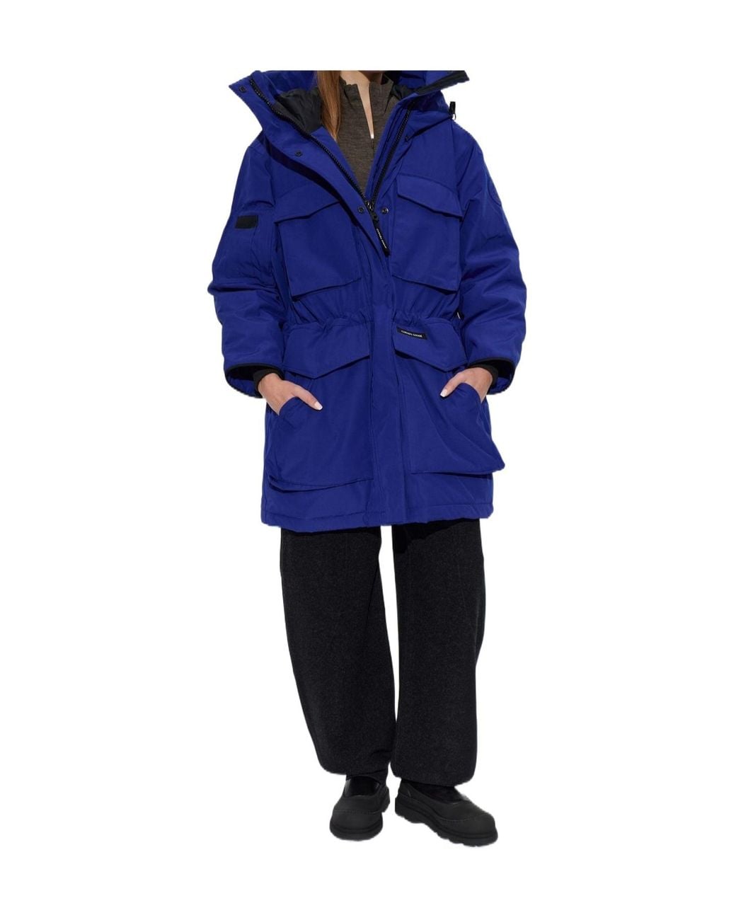 Canada Goose Blue Erie Hooded Down Jacket