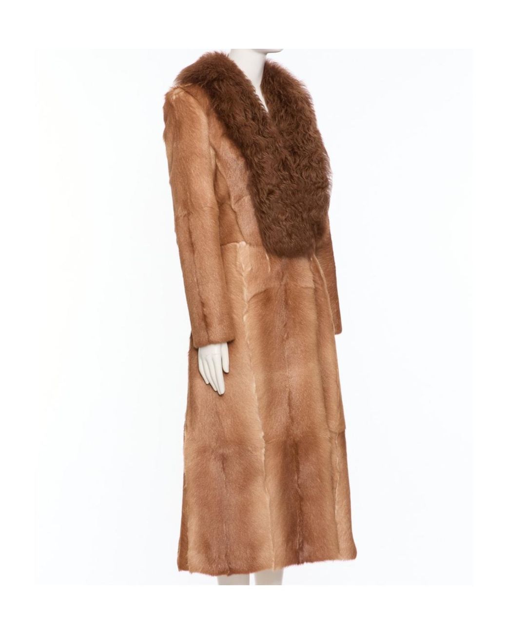Valentino Brown Long-Sleeved Coat