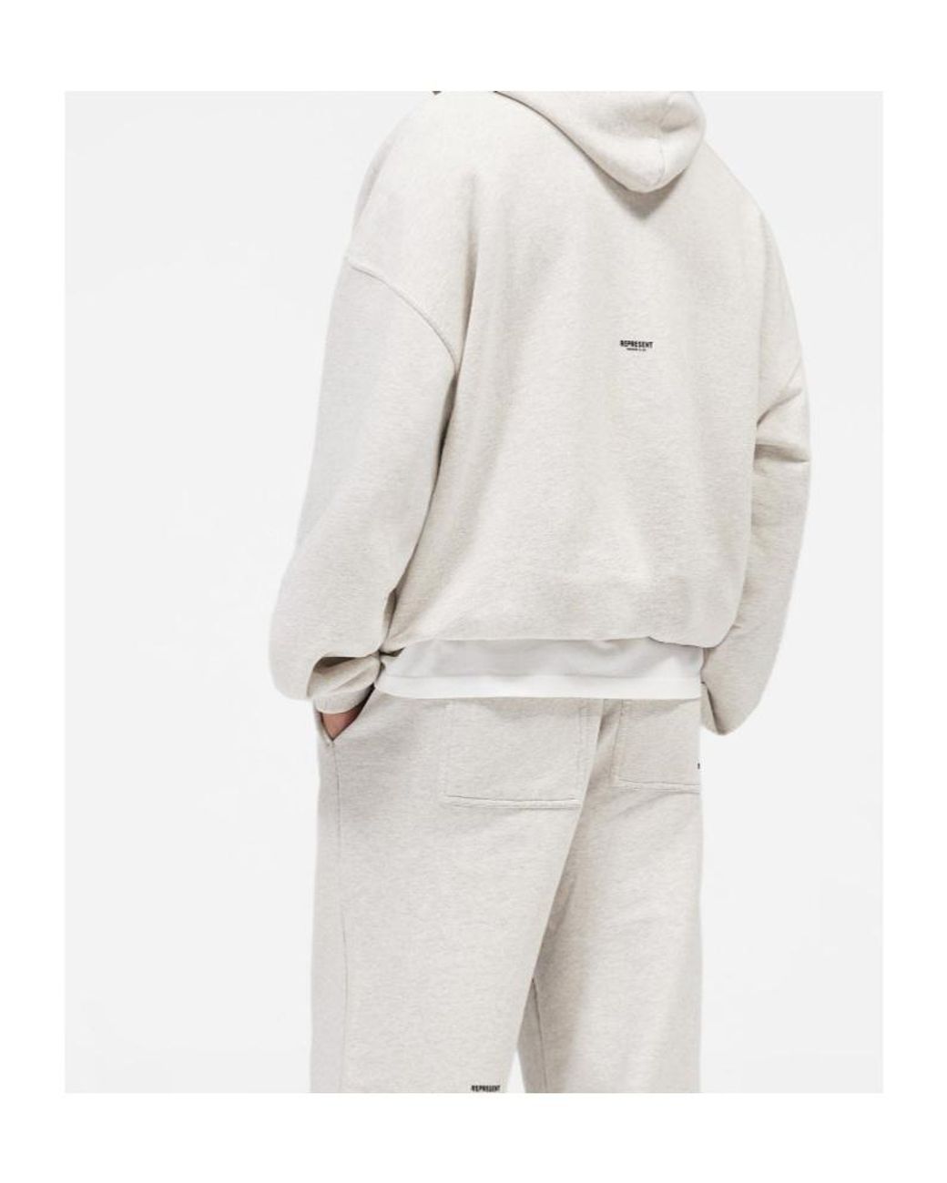 Represent White Micro Owners Club Hoodie for men