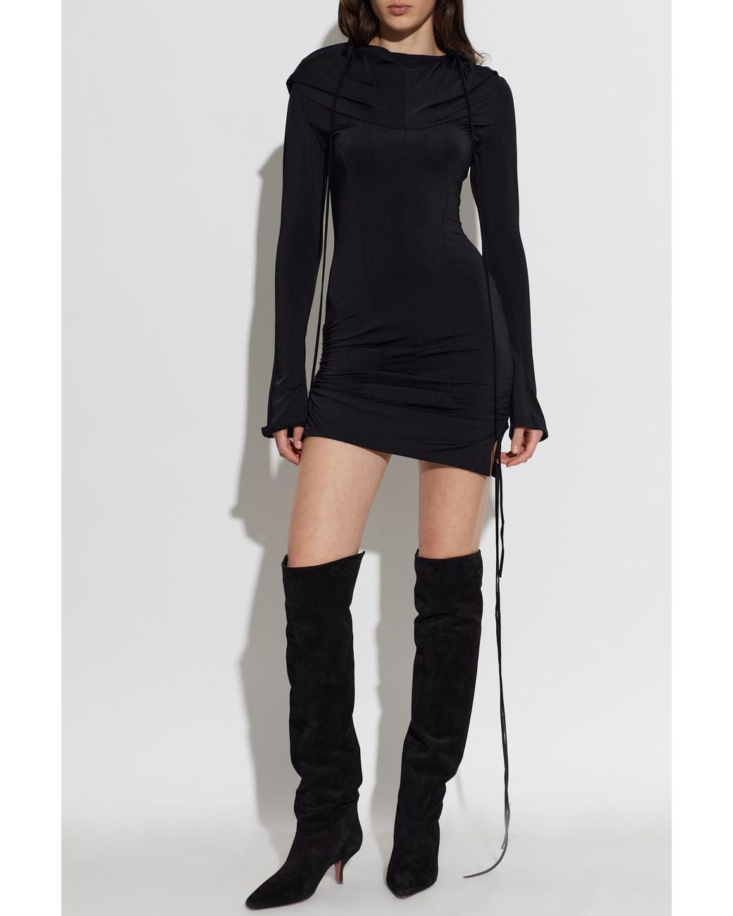 KNWLS Black Long-Sleeved Dress