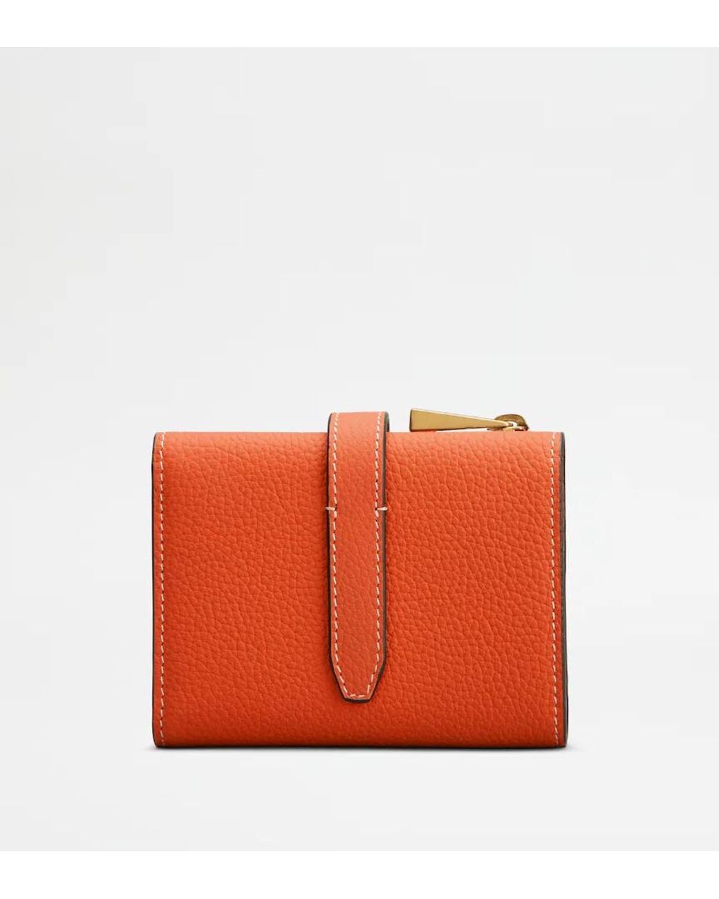 Tod's Orange Wallet