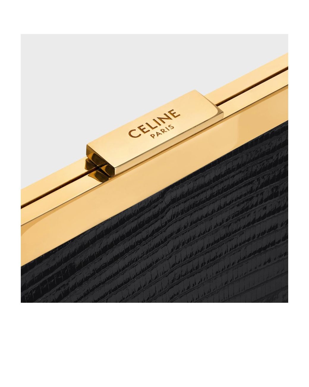 Céline Black Clutch Augustine
