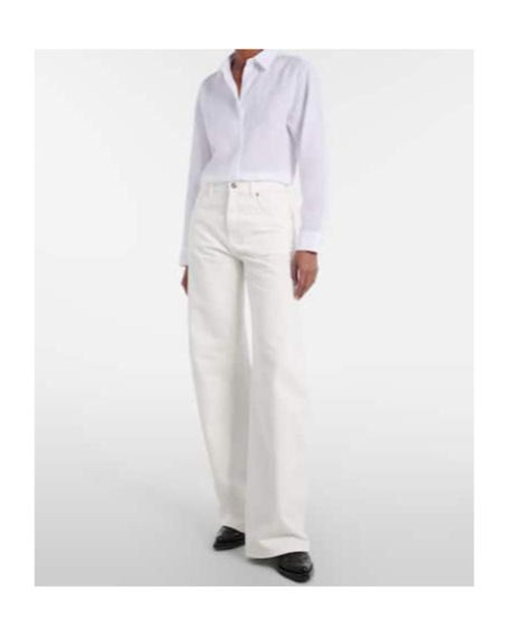 Gabriela Hearst White Long Sleeve Shirt
