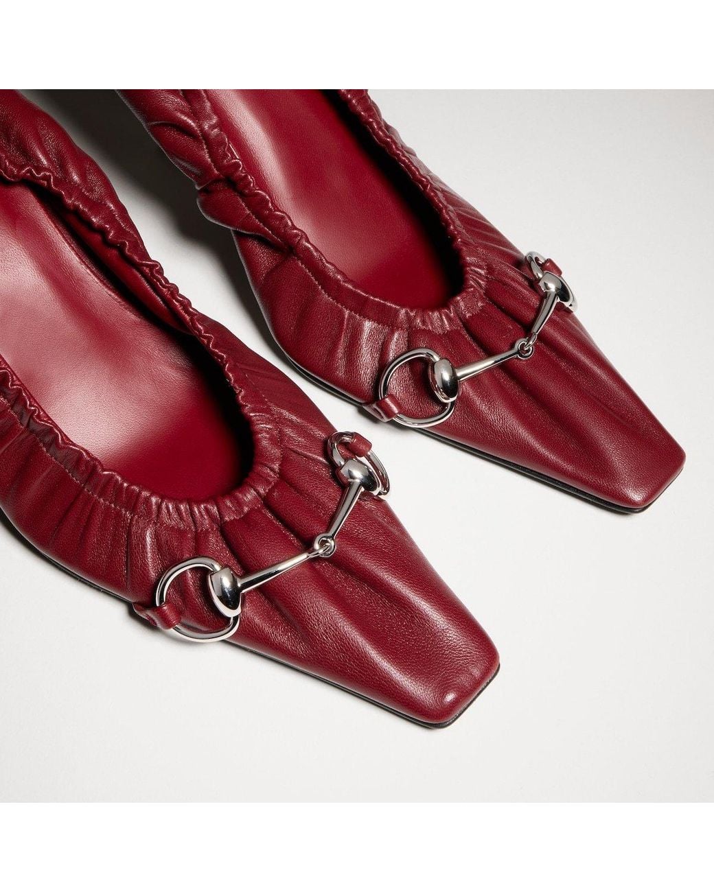 Gucci Pink Vittoria Pump With Elastic