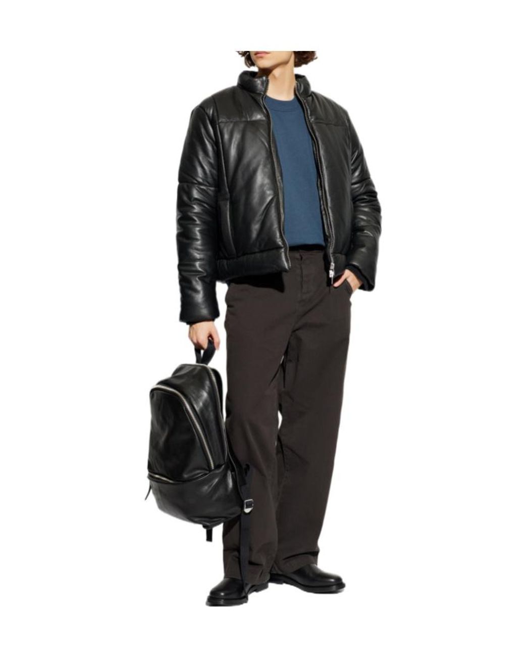 AllSaints Gray Juku Wide-Leg Pants for men