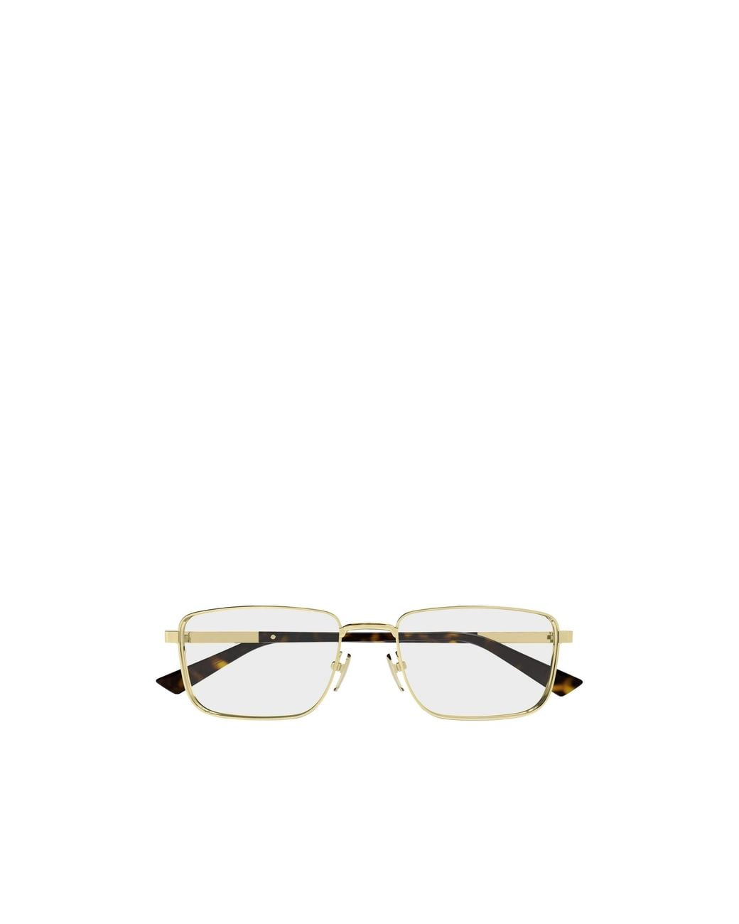 Gucci White Eyewear Rectangular Frame Glasses for men