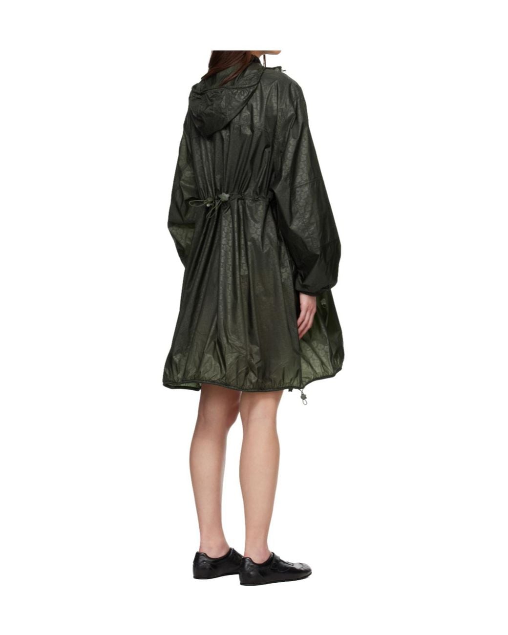 CECILIE BAHNSEN Black Zipper Trench Coat