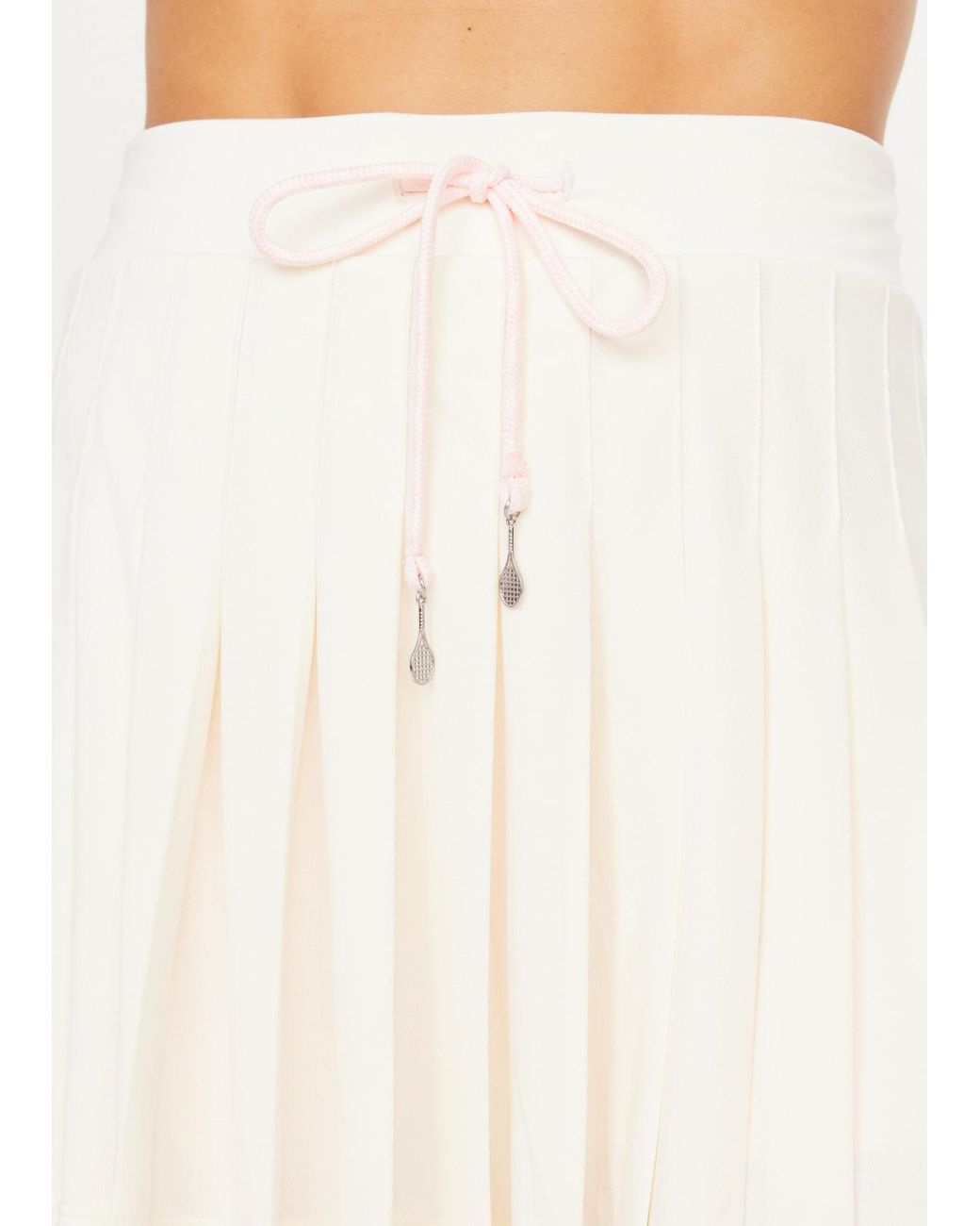 The Upside White Cadiz Pleated Skirt