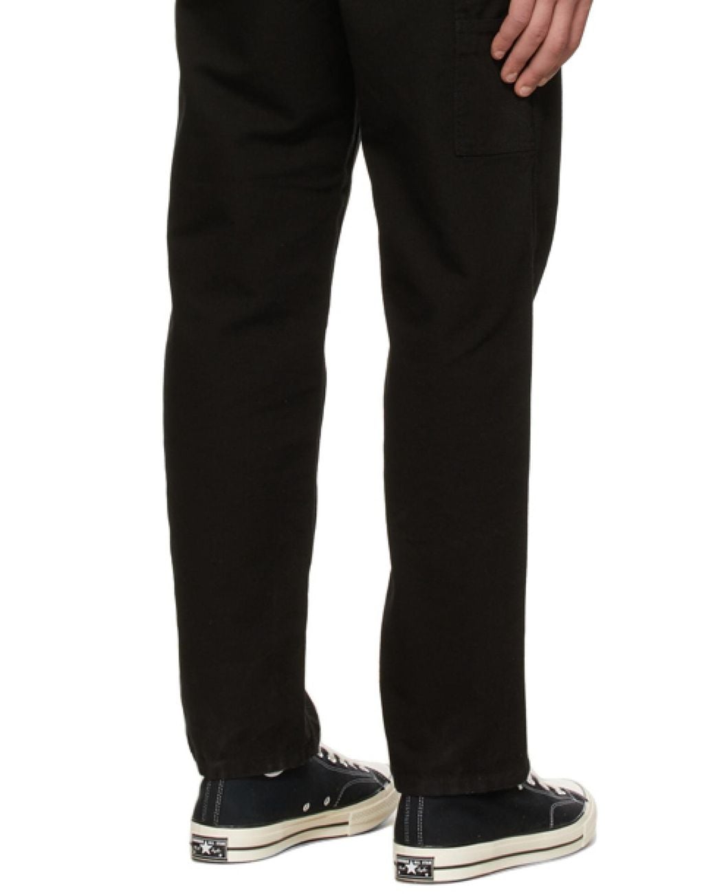 Carhartt Black Logo-Patch Overalls for men